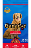 GANADOR ADULTO RAZAS MEDIANAS Y GRANDES 25 KG -AZUL